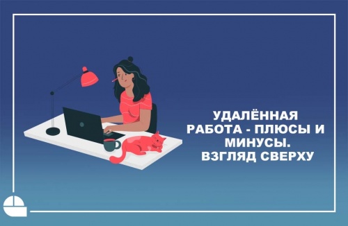 Удаленная работа - плюсы и минусы. Взгляд сверху